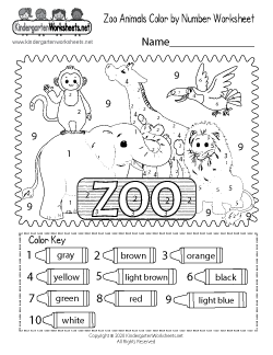 printable zoo worksheets