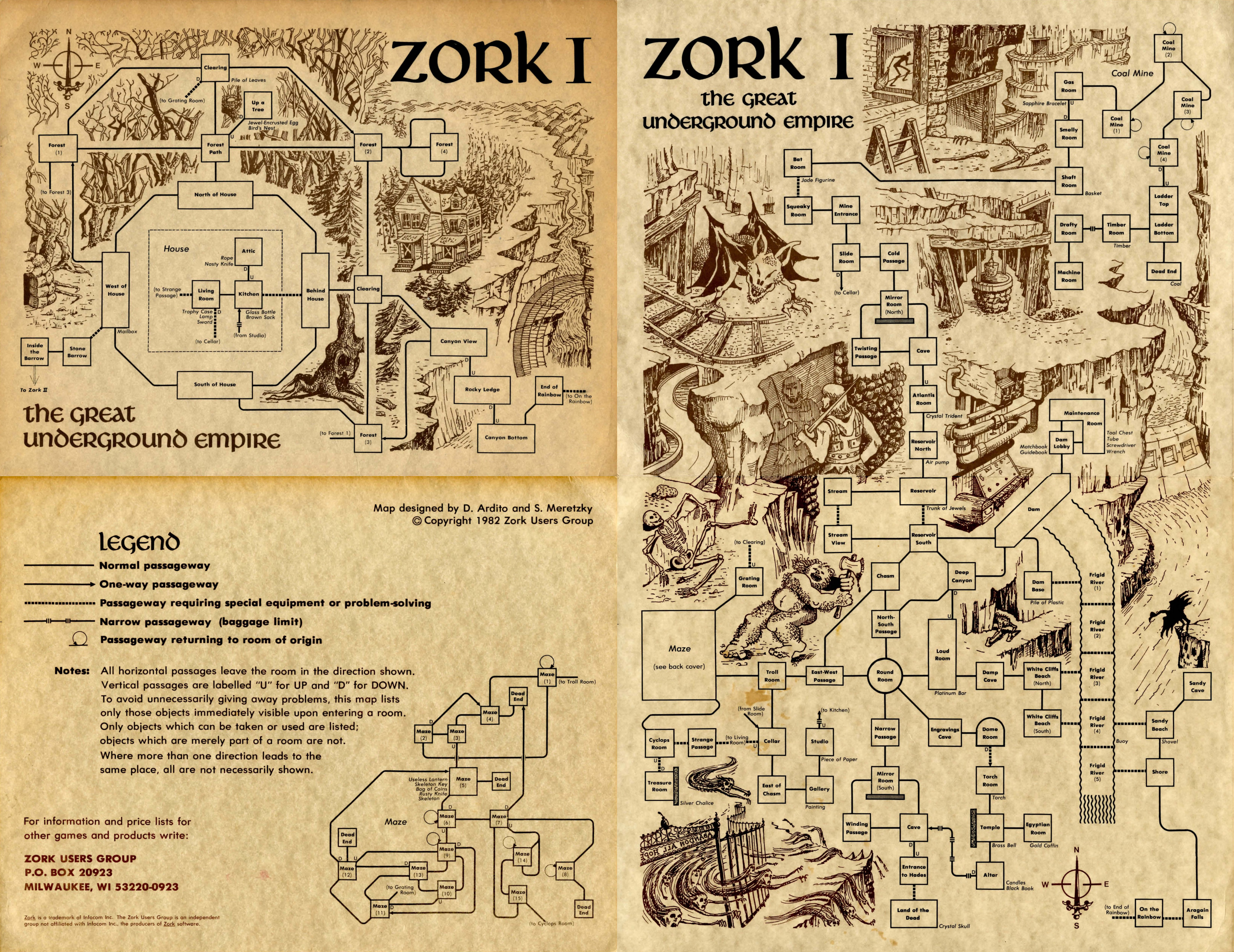 New Zork Map : r/zork