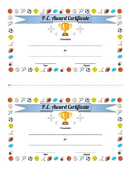 Printable Gift Certificates — Everything in Place