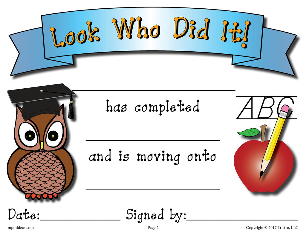 printables certificates
