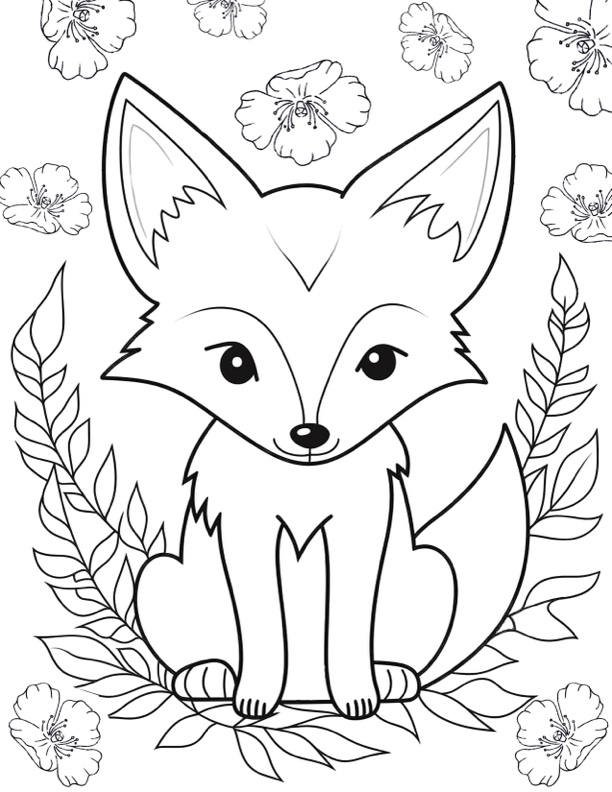 10 Cute Coloring Pages! - The Graphics Fairy