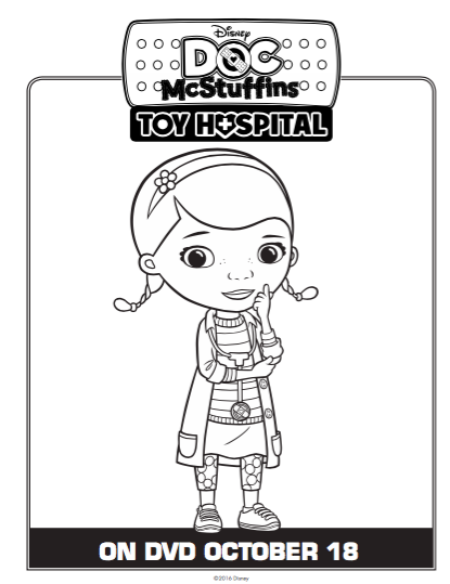 Free Printable Doc McStuffins Coloring Pages - Classy Mommy
