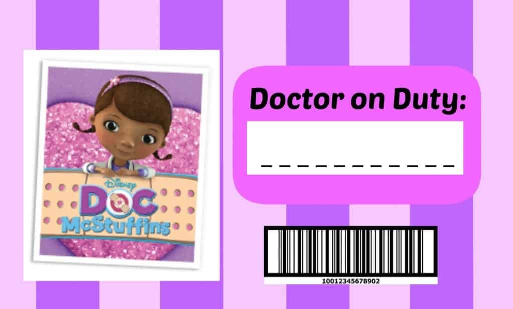 Doc Mcstuffins doctor kit - A girl and a glue gun
