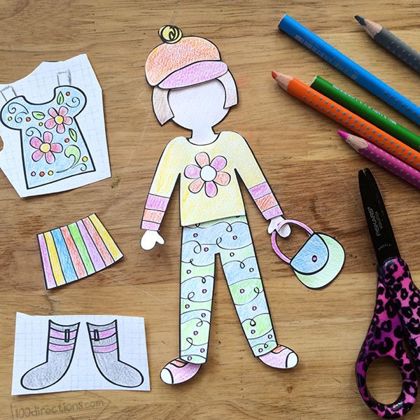 Printable Paper Dolls from Paper Thin Personas