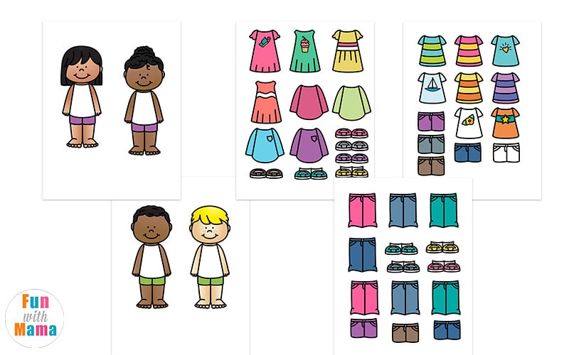 Printable Paper Doll Dress up Girls Korean Paper Doll Kpop Doll ...