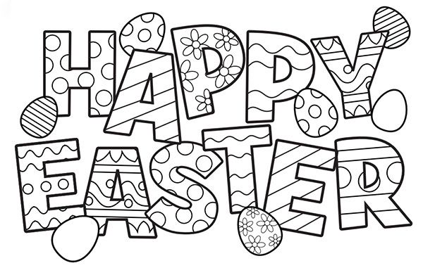 Free Easter Colouring Pages