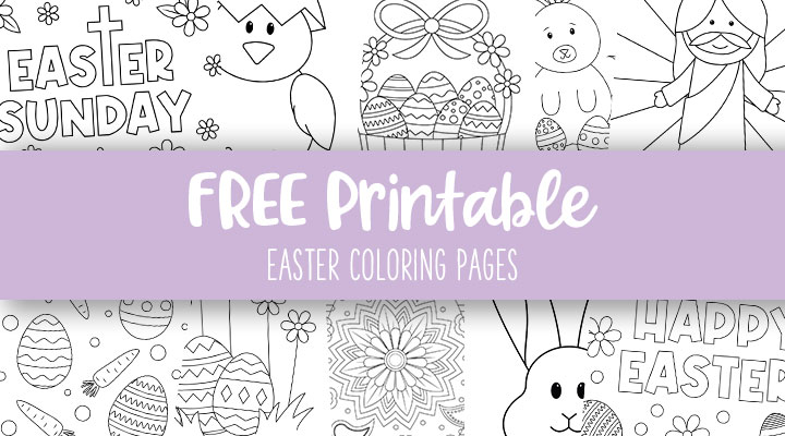 Easter Coloring Pages - 51 FREE Printables | Printabulls