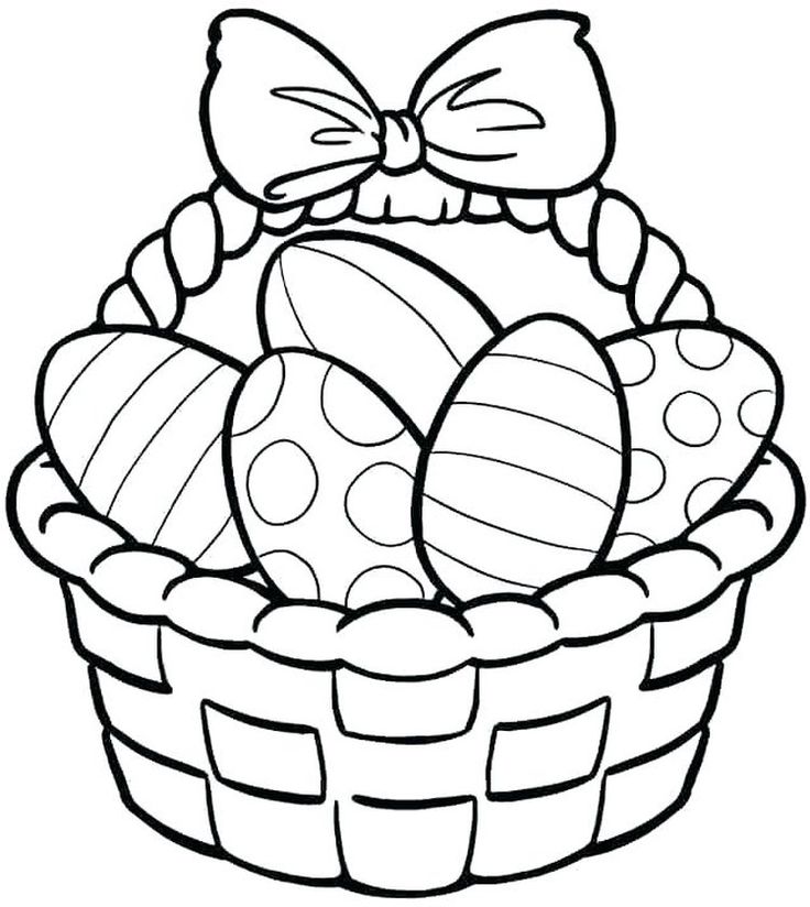Printable Easter Egg Coloring Pages PDF - Coloringfolder.com