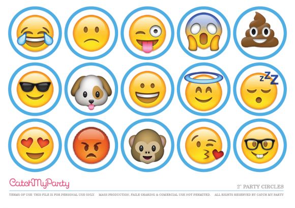 Free Emoji Party Printables for an Amazing Party!