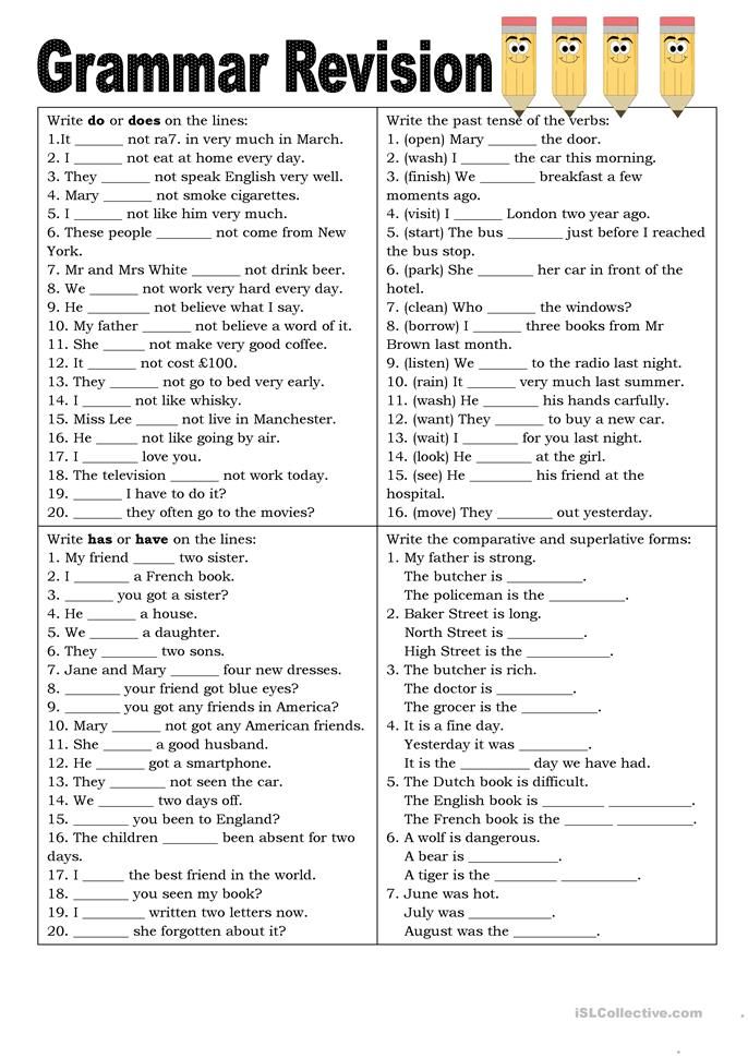 Grammar Revision