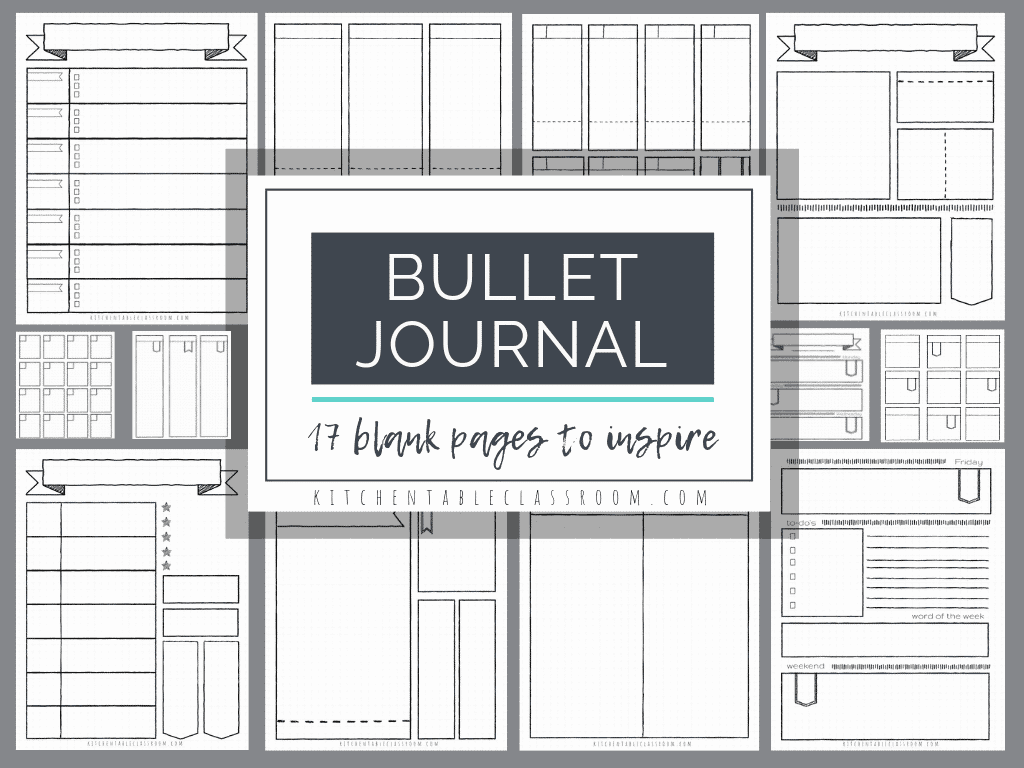printables for bullet journals