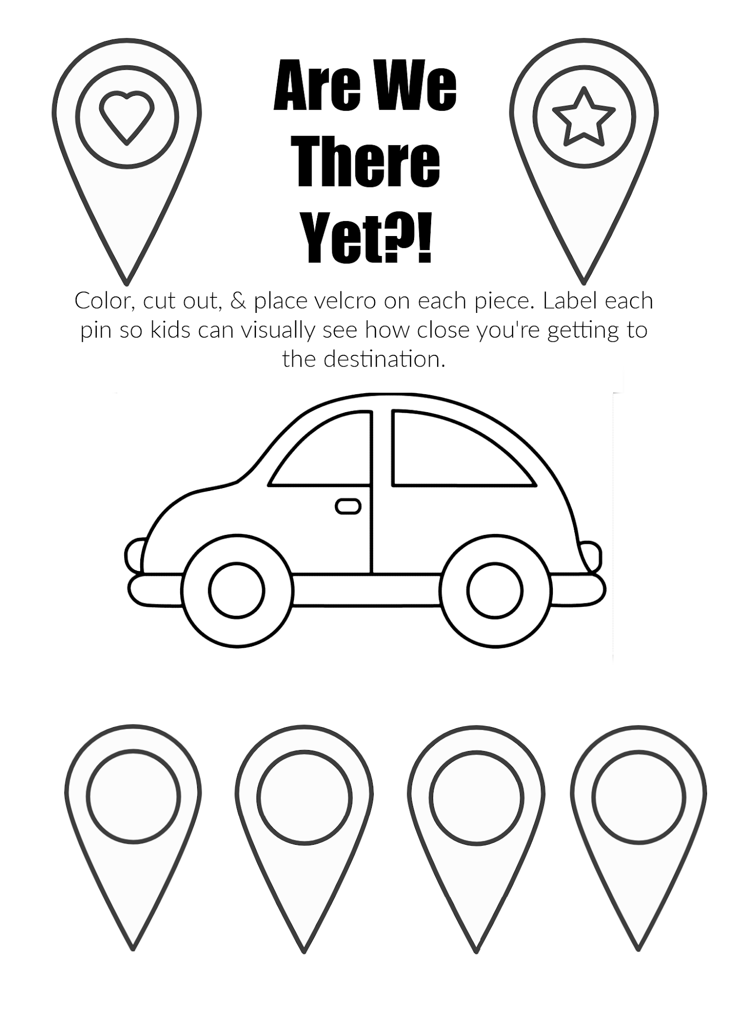 Screen Free Road Trip Games Plus Free Printables - Nanny to Mommy