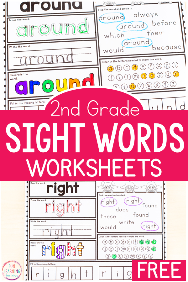 printables for second graders