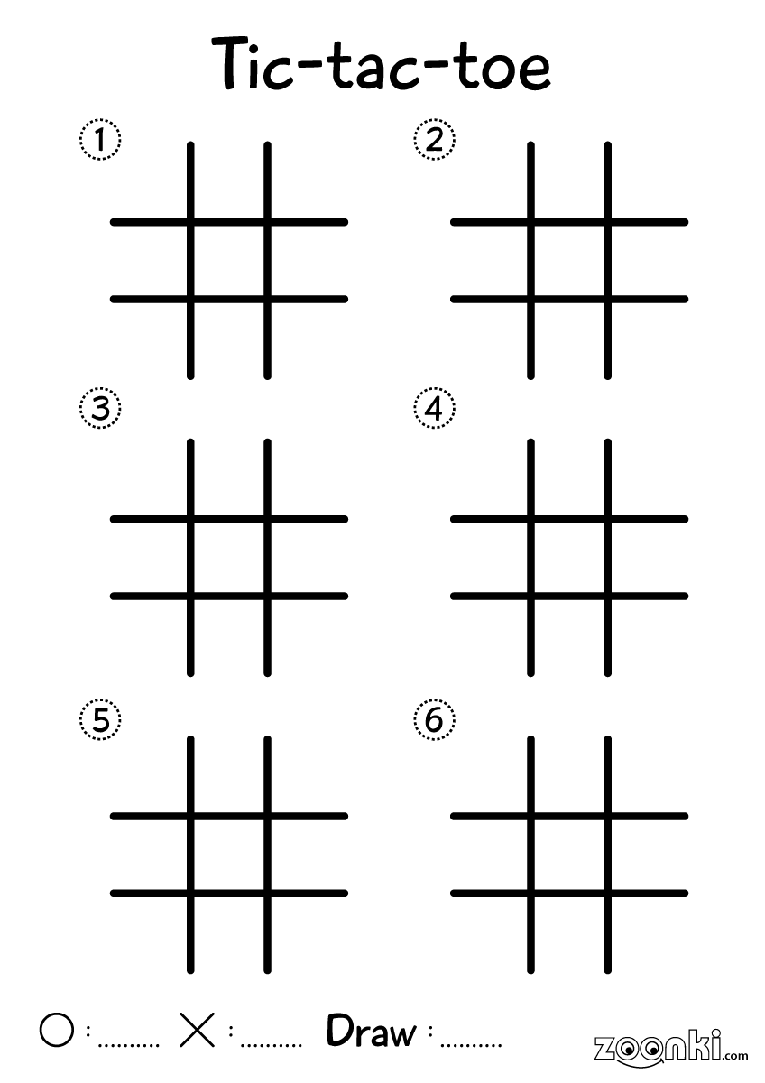 Printable Games - zoonki.com