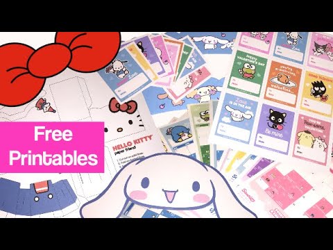 Free Hello Kitty Digital Printables and More
