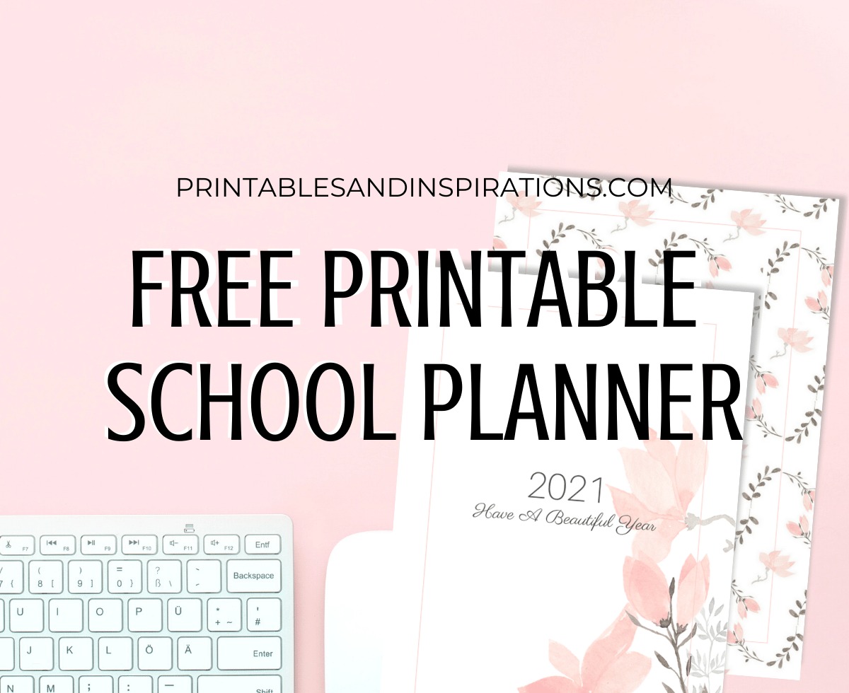 Free Printable 2024 2025 School Planner - Printables and Inspirations
