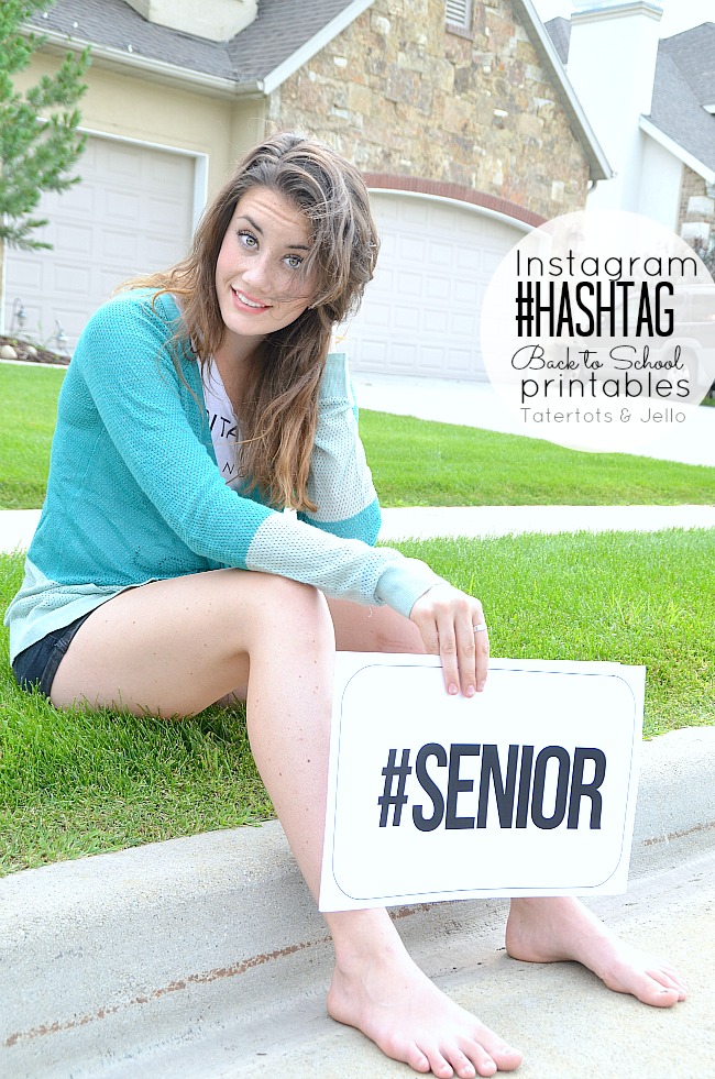 Instagram-Ready Hashtag Back to School Printable Signs - Pre-k ...