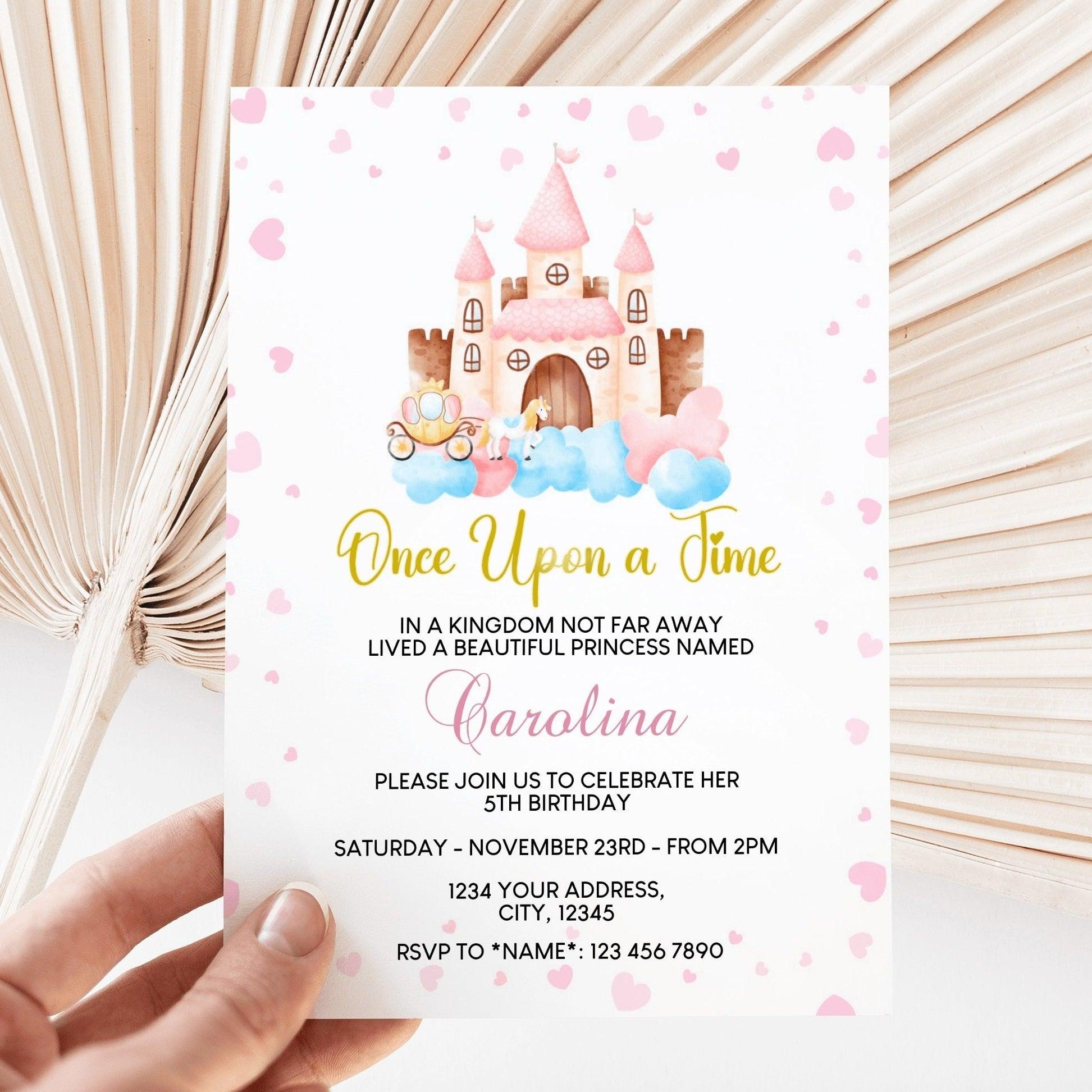 Once Upon a Time - Invitation Template
