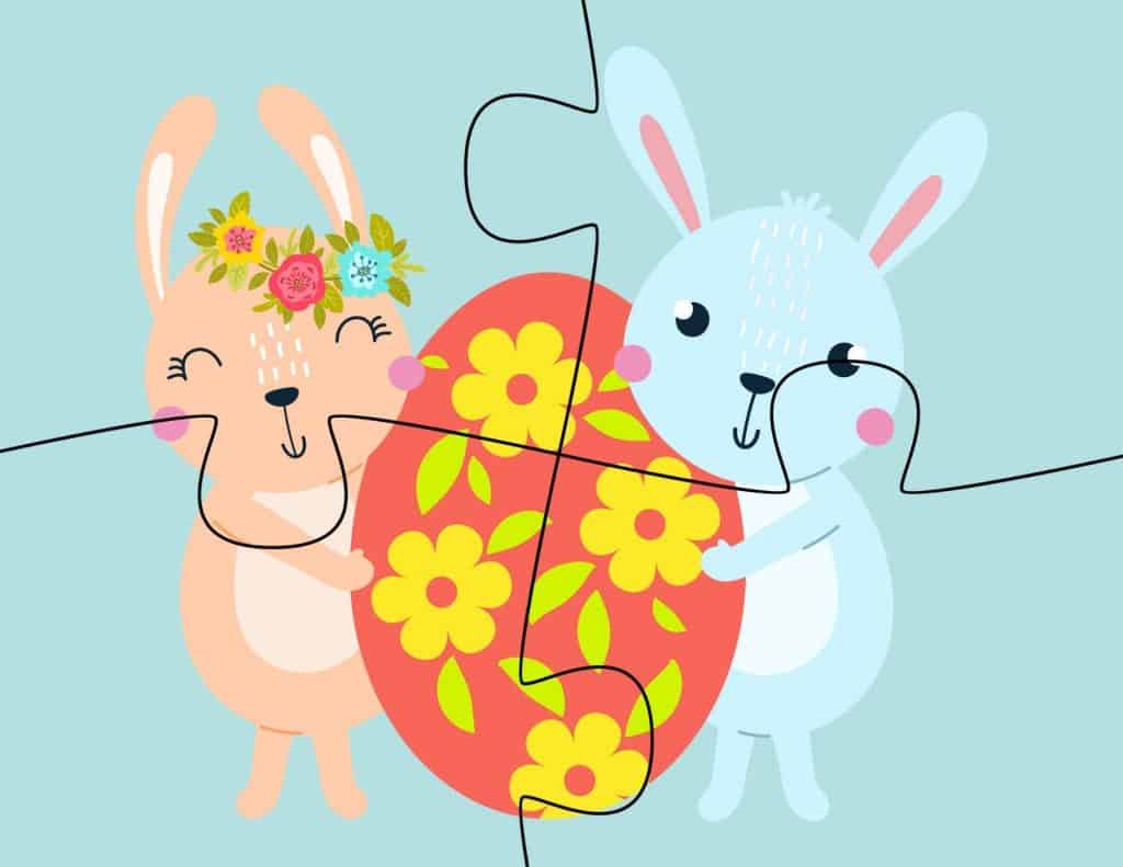 FREE Printable Easter Jigsaw Puzzles for Kids - My Printable Home