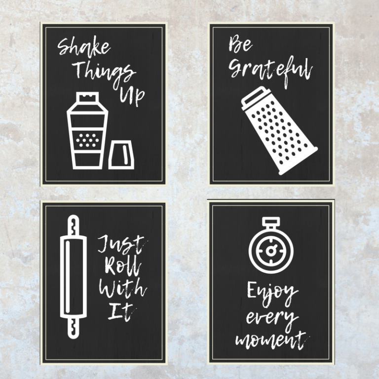 12 Free Kitchen Printables! - Snacking in Sneakers