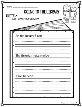 Elementary Library No Prep Printables - Free Sample | TPT