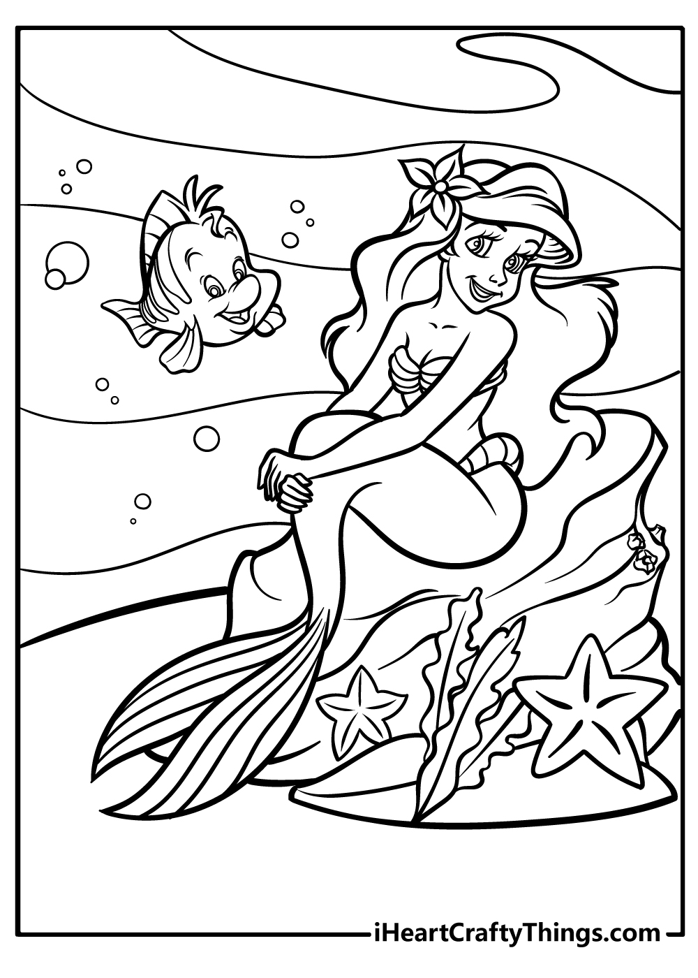 printables little mermaid