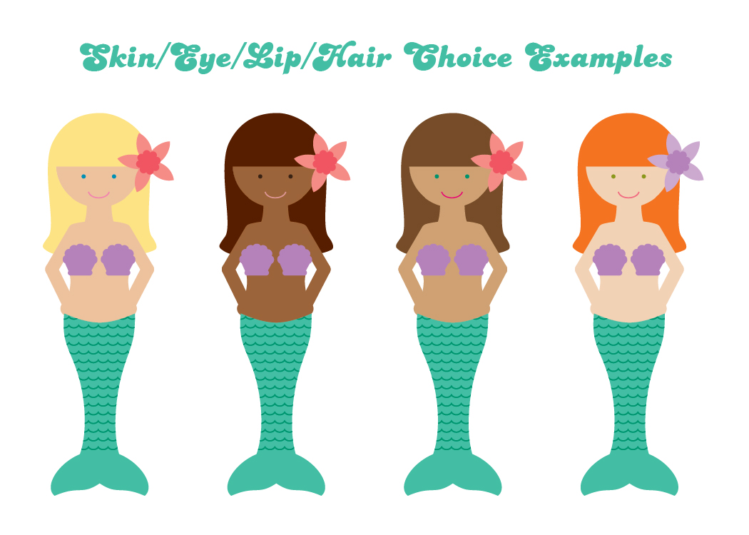 Mermaid | Emmy + Gabbie Paperstyles | Fabulously cute, printable ...