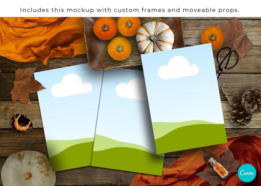 Canva Halloween Printables Mockup Worksheets Library