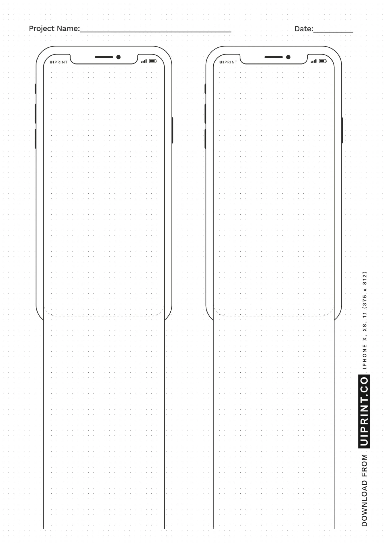 uiprint - Printable Mockups and Sketchpads - uistore.design