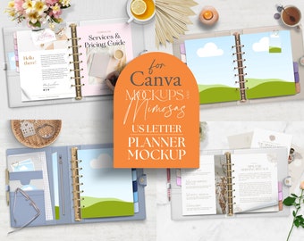 Mockups for Printables Sold on ETSY, Canva Mockup Templates, Drag ...
