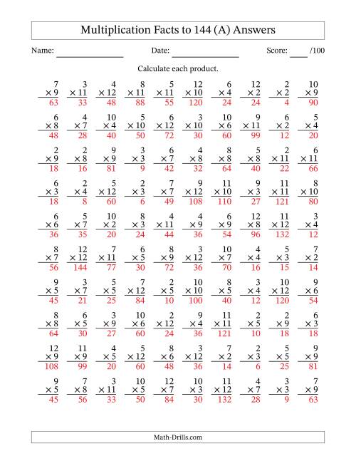 printables multiplication worksheet