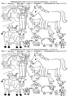 printables of farm animals
