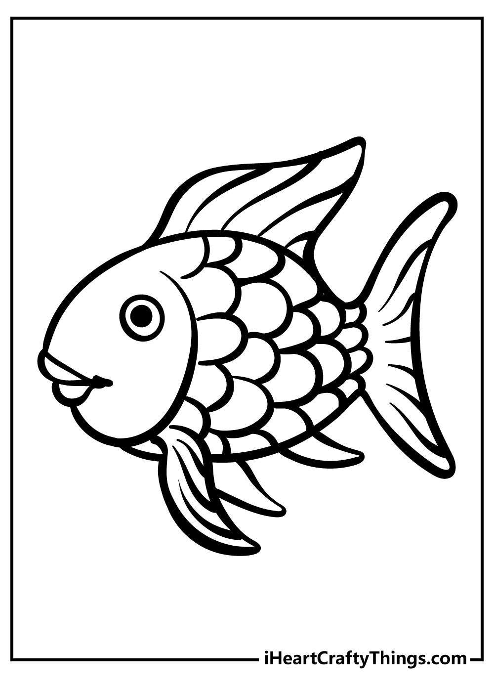Fish Coloring Pages (100% Free Printables)