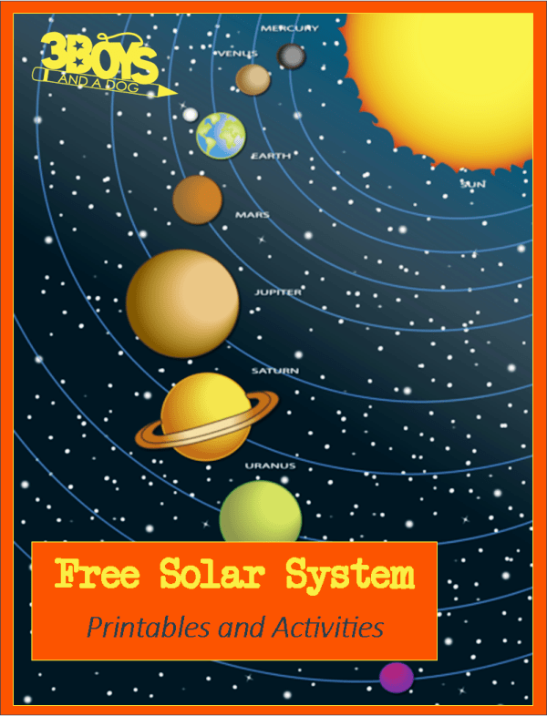 printables of the solar system