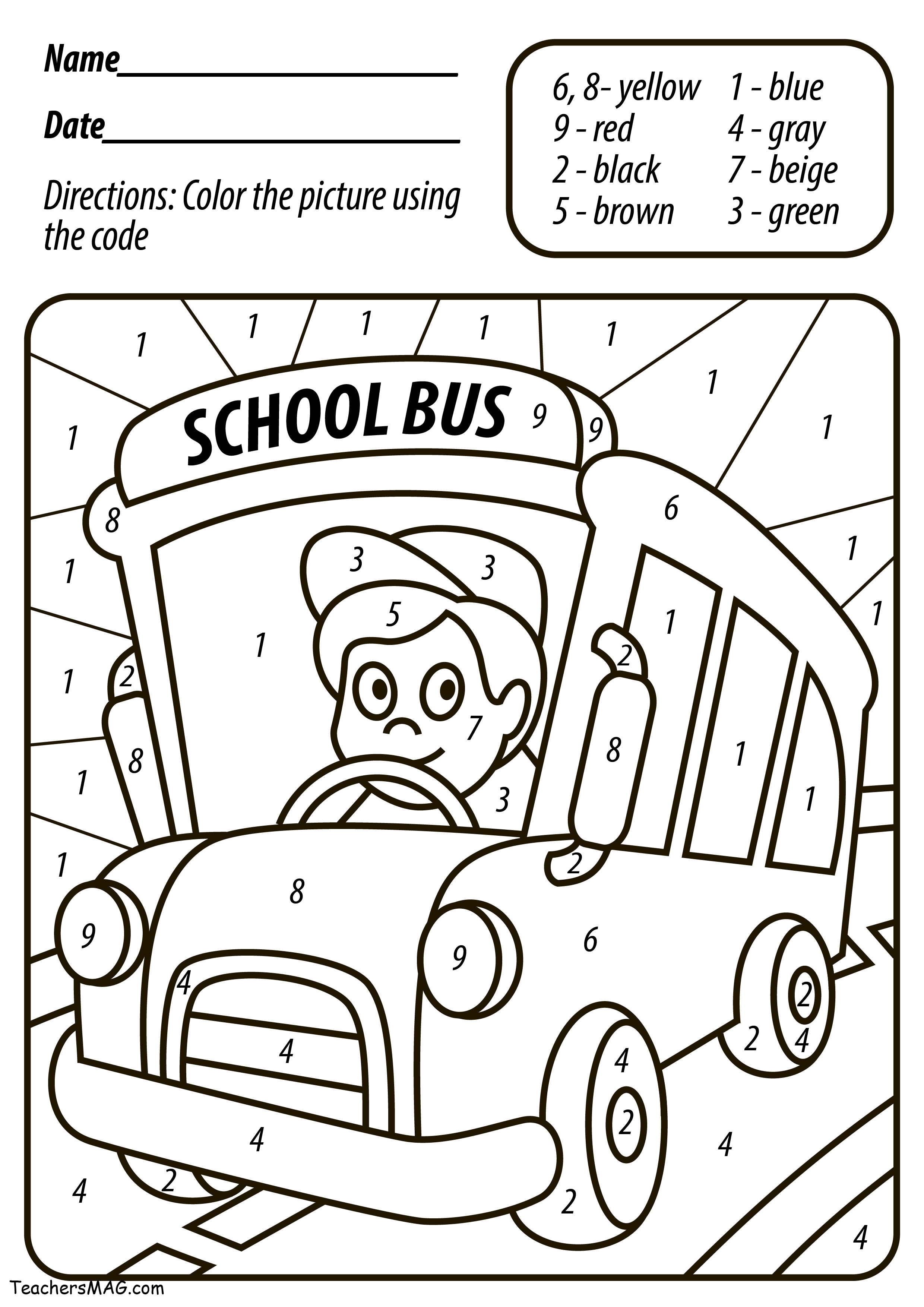 Back-to-School Free Printables and Worksheets. TeachersMag.com