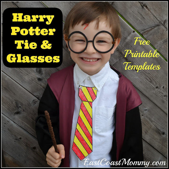 East Coast Mommy: Harry Potter Glasses and Ties with free ...