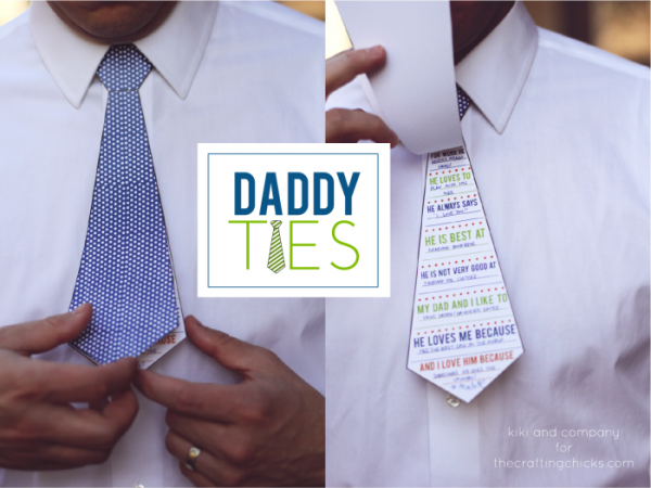 Daddy Ties- A Fathers Day Printable Card - Kiki &  Company
