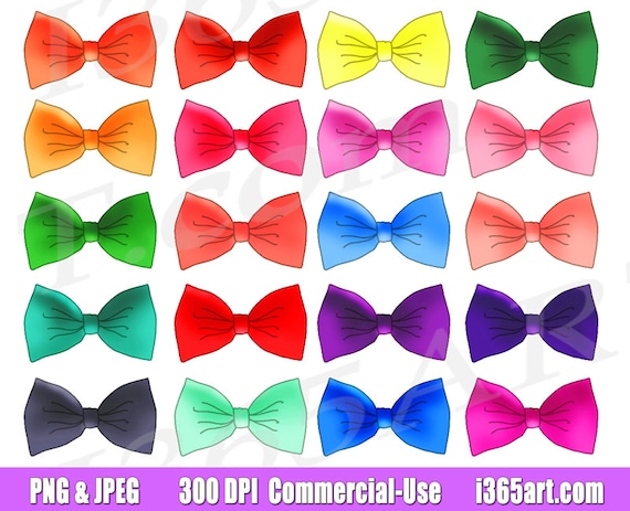 Buy 3 Get 1 Free Bow Tie Clipart, Bow Clip Art, Necktie Clipart ...