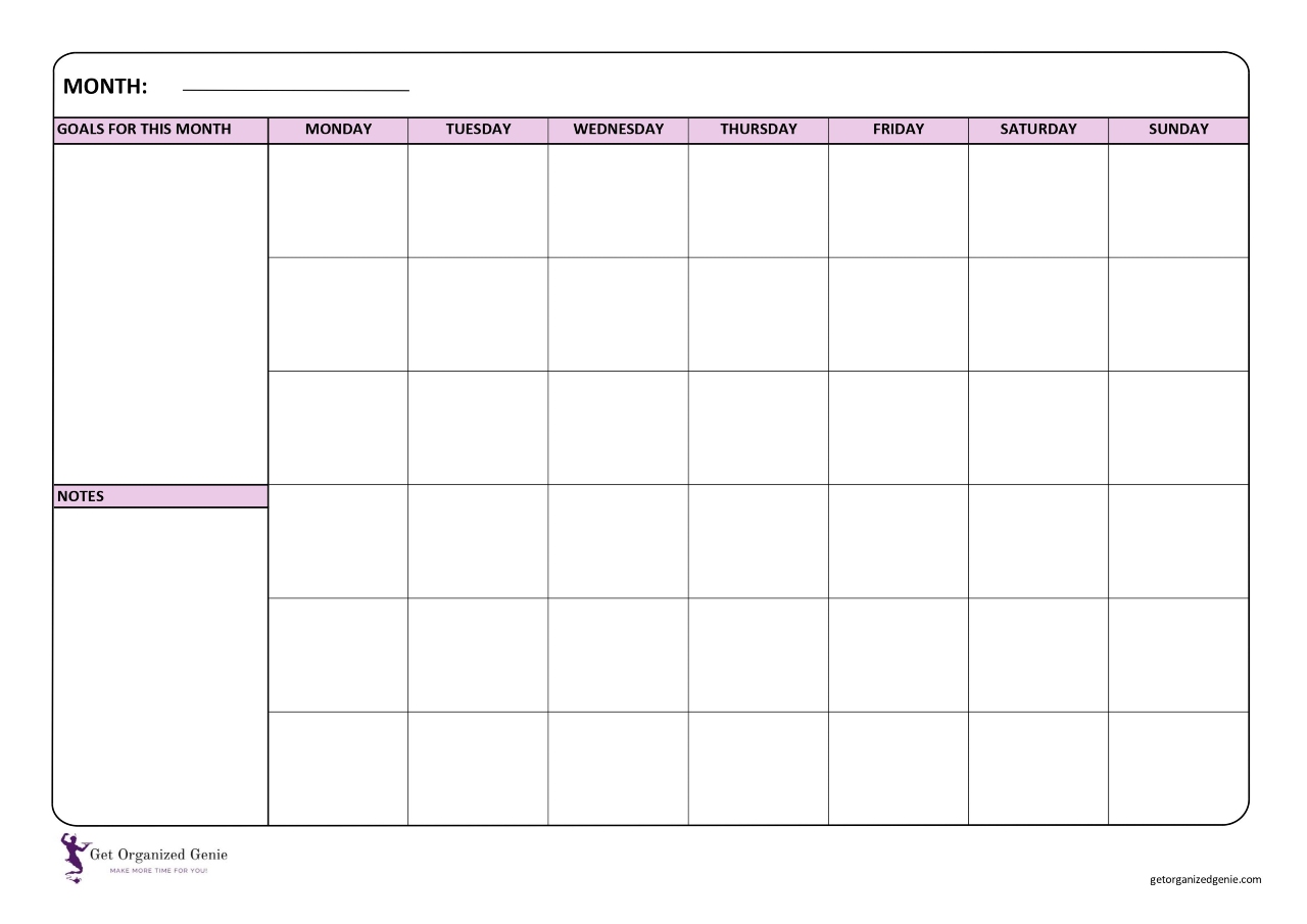 Printables to Organize Your Life