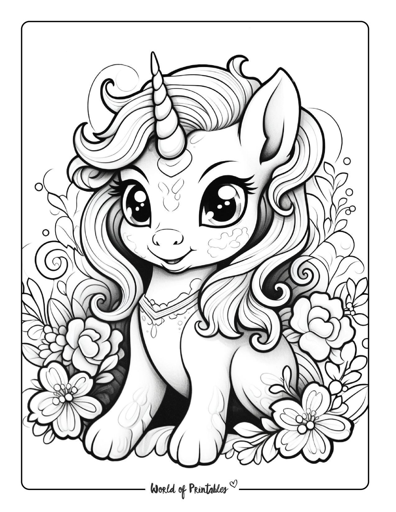 Coloring Sheet Unicorn Coloring Sheet Unicorn