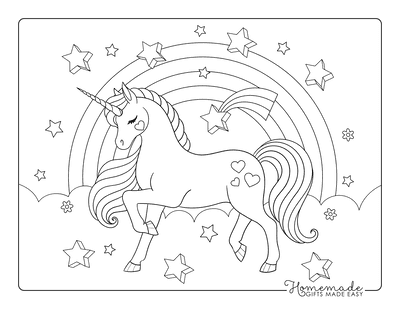100+ Magical Unicorn Coloring Pages for Kids &  Adults