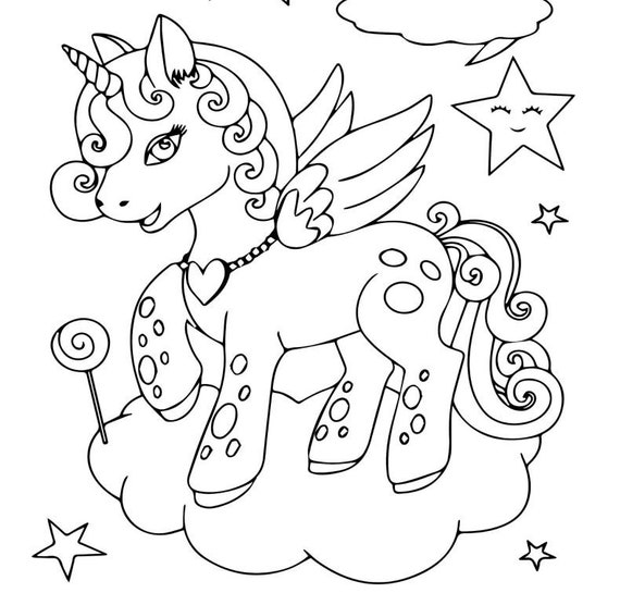 50 Pages Printable Unicorn Coloring Pages PDF   Australia