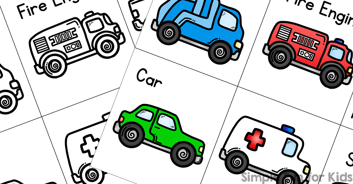 Transportation Matching Game for Toddlers - Simple Fun for Kids