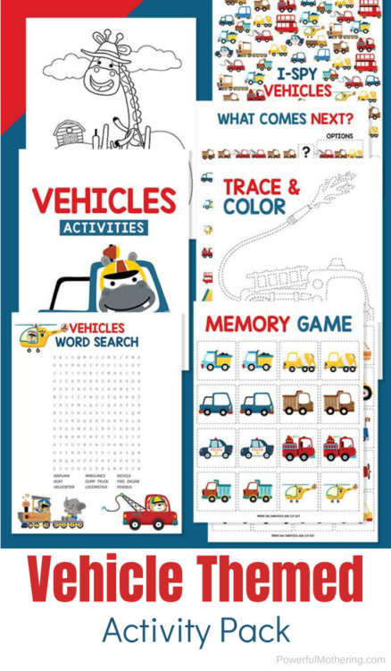 printables vehicles