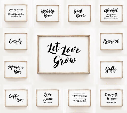 Wedding Printables - Printable Market