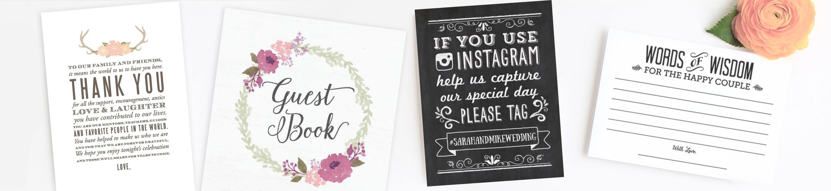 Wedding Printables and Free Wedding Templates | Basic Invite