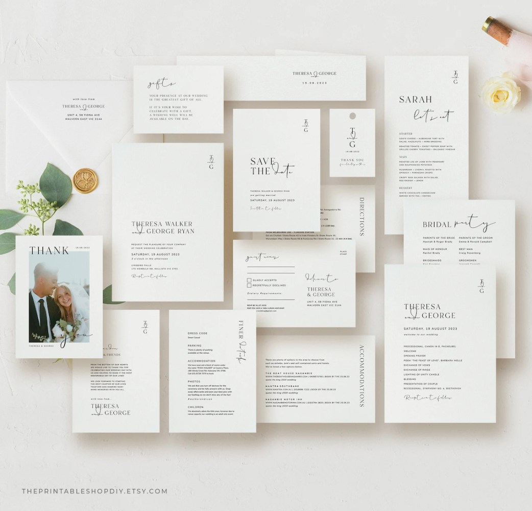 The 19 Best Wedding Printables on Etsy - Bridal Musings