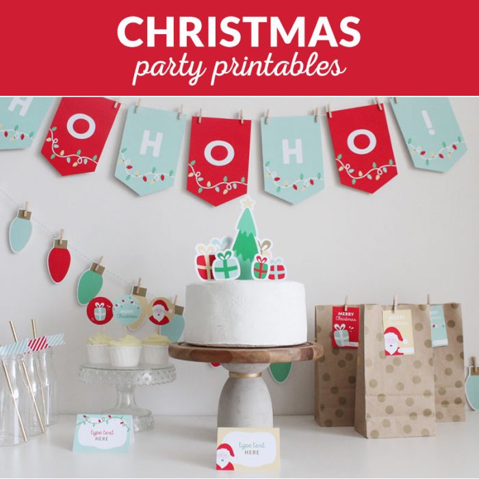 Christmas Party Printables and ideas - My Party Design