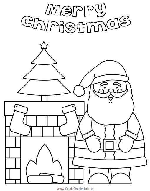 2 Free Christmas Printables for Kids: Tic Tac Toe and Colouring ...