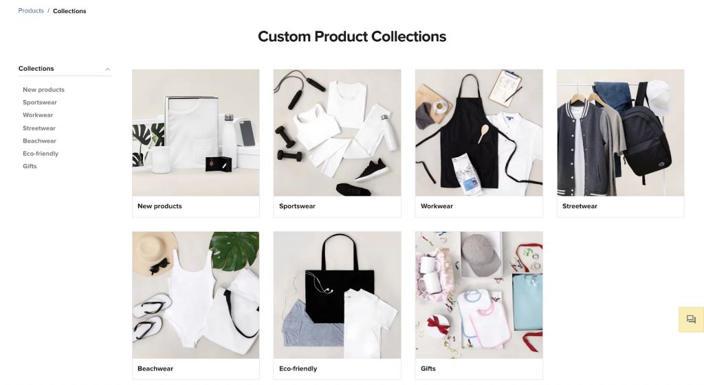 Printful Products: Inside of Printful Collections - PageFly Academy